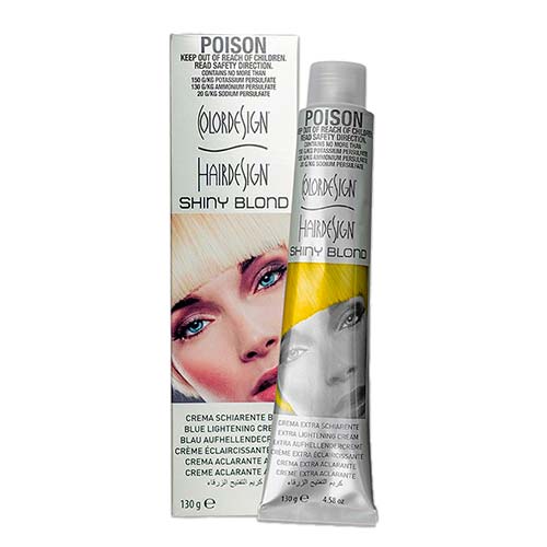 COLORDISSES BLANQUEJANT ROSSOS BRILLANTS EN CREMA BLAVA COLOR DESIGN Decolorant pel cabell
