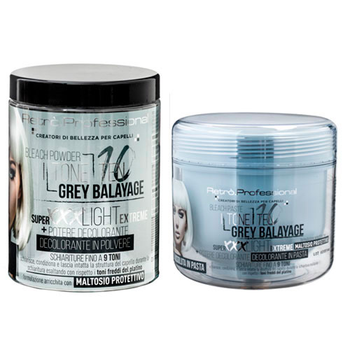 Прямо. ПРОФЕСІОНАЛ-ITONE TEN-СІРИЙ BALAYAGE DIFFITALIA Відбілювачі Волосся