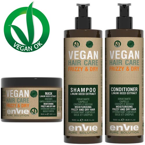 VEGAN HAIR CARE - FRIZZY&DRY ENVIE การรักษา  การดูแลเส้นผม