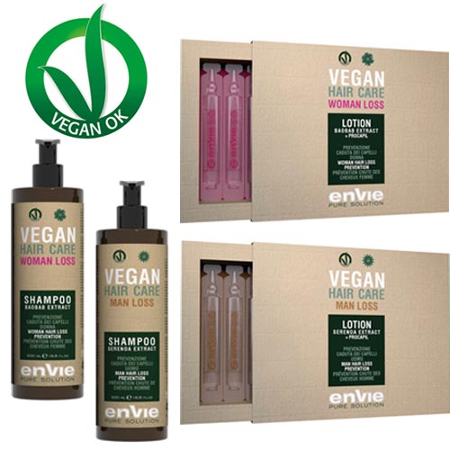 VEGAN HAIR CARE - MAN - WOMAN ENVIE การรักษา  การดูแลเส้นผม