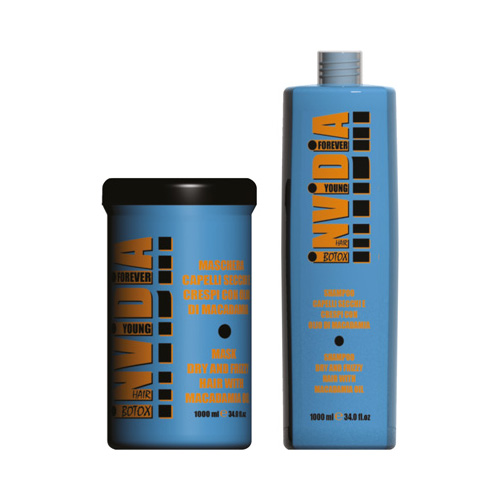 BOTOX DE CABELOS ETERNAMENTE JOVEM - ÓLEO DE MACADÂMIA INVIDIA Tratamentos  cuidados com os cabelos