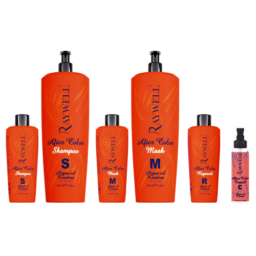 AFTER COLOR ARGAN E KERATINA RAYWELL Léčba  Péče o vlasy