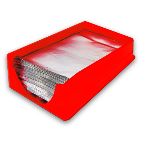 VASCHETTA FOGLI PRETAGLIATI IN ALLUMINIO Super Meches accessoris de perruqueria