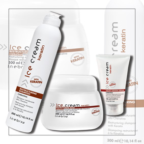 ICE CREAM Keratin INEBRYA Produk khas untuk rambut