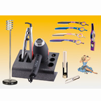 Klemmer med LYS - art. 2327 MP HAIR frisørsaloner tilbehør