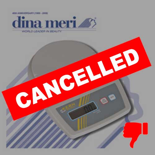 ELECTRONIC SCALE HIGH PRECISION KERN DINA MERI Kadeřnické doplňky