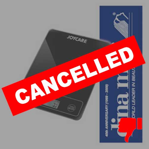 Elektronická váha JOYCARE DINA MERI Kadeřnické doplňky