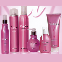 PINK UP KAARAL Gel dan selesai rambut