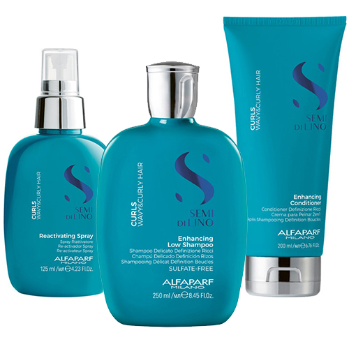 SEMI DI LINO CURL ALFAPARF Gydymas  plaukų priežiūros