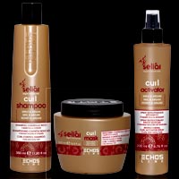 SELIÀR CURL ECHOSLINE Tratamentos  Coidados con cabelo