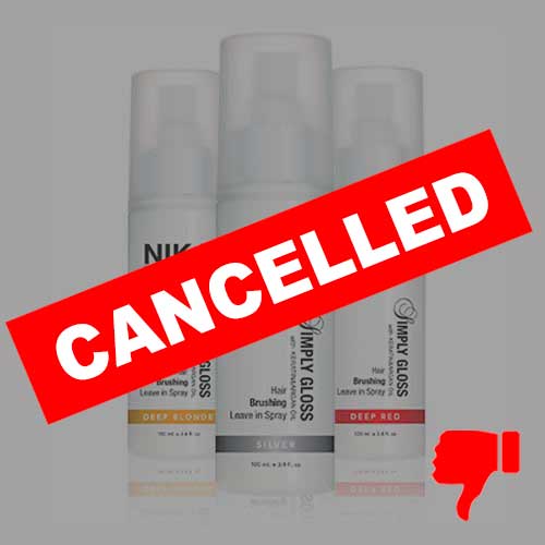 HANYA GLOSS NIKA Gel dan selesai rambut